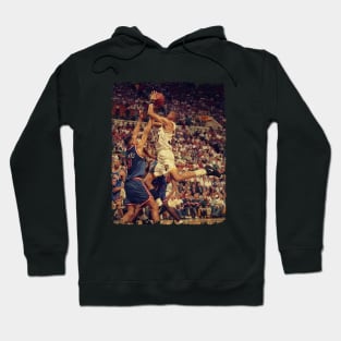 Reggie Miller in Knick Traffic Hoodie